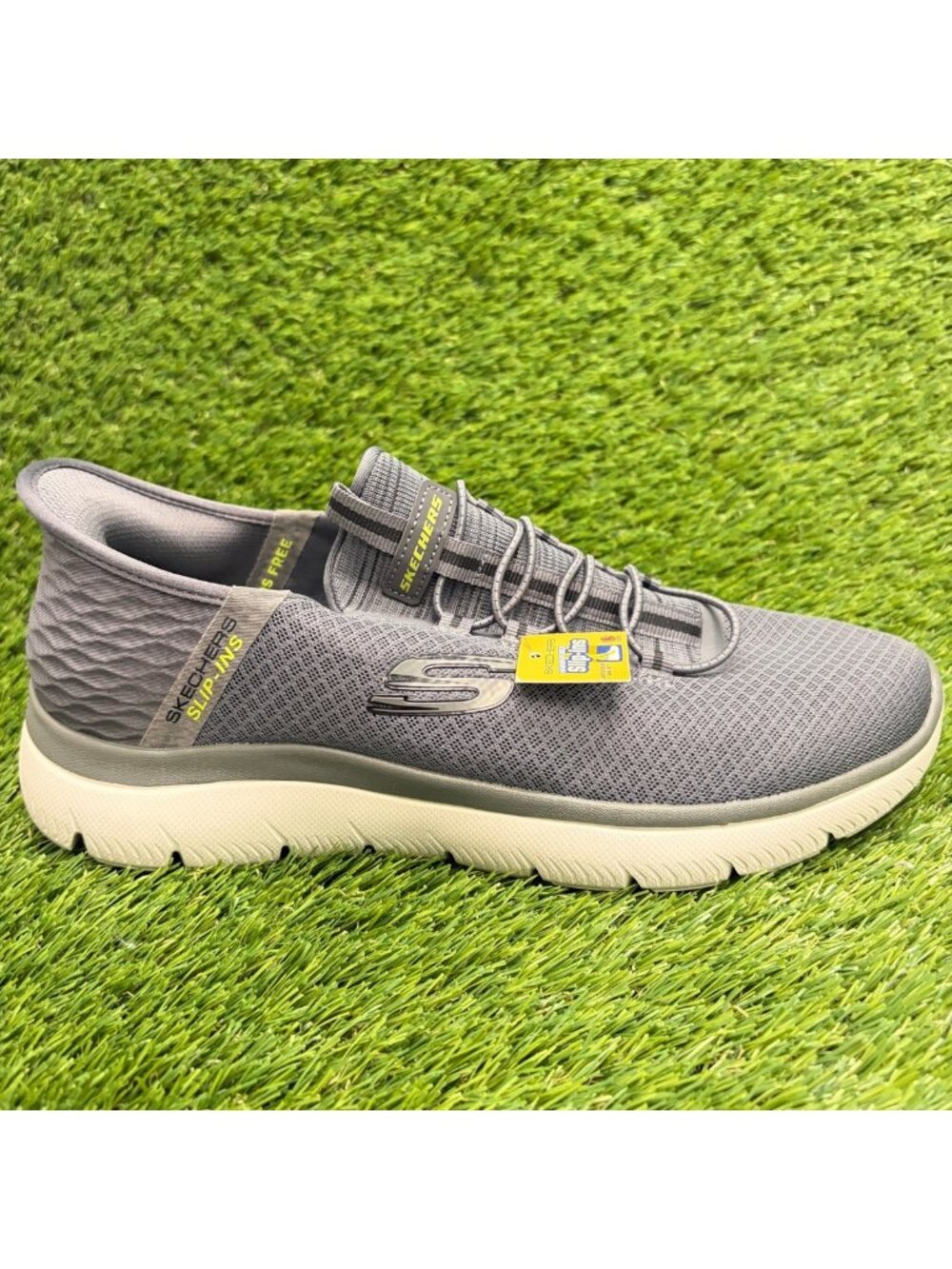 Skechers Summits High Range Mens Size 9 Gray Athletic Running Shoes Sneakers